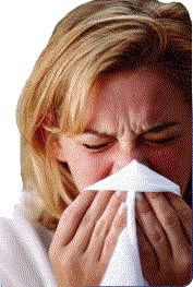 Sneezing, wheezing, coughing, upper brochial infections and respiratory sensetivity.