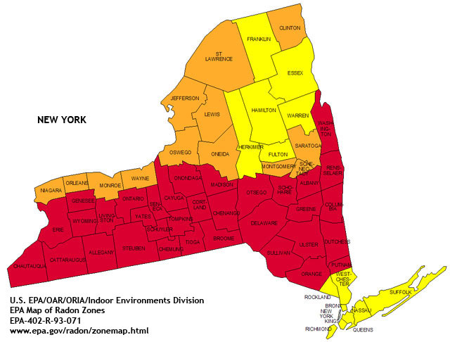 Radon Test Results By Zip Code Ny