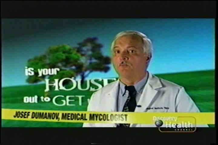 medical mycologist, pathologist DMM, certified clinical industrial hygienist, dr M.J. Dumanov,  discussing the dangers of toxic mold